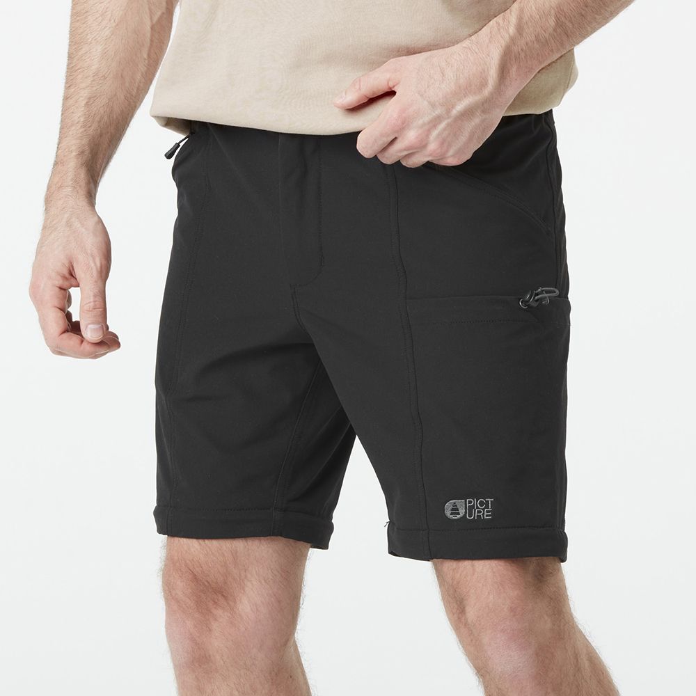 Picture Organic штани трекинговые Outif 2in1 Stretch black L