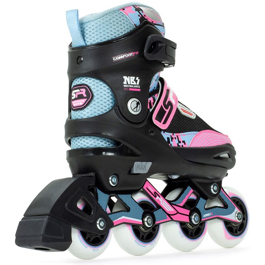 SFR ролики Pixel blue-pink 29-33