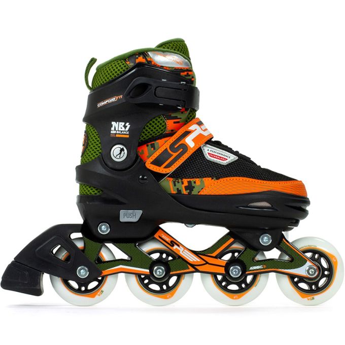 SFR ролики Pixel green-orange 29-33