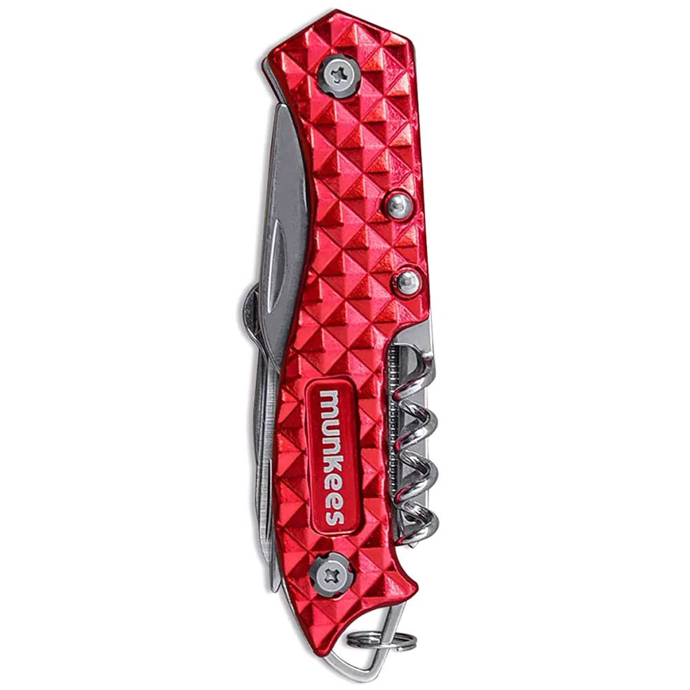 Munkees 2580 брелок-мультиинструмент Pocket Knife red