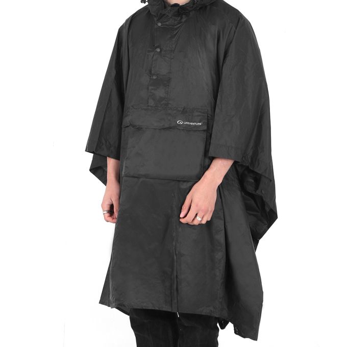 Lifeventure пончо Poncho black