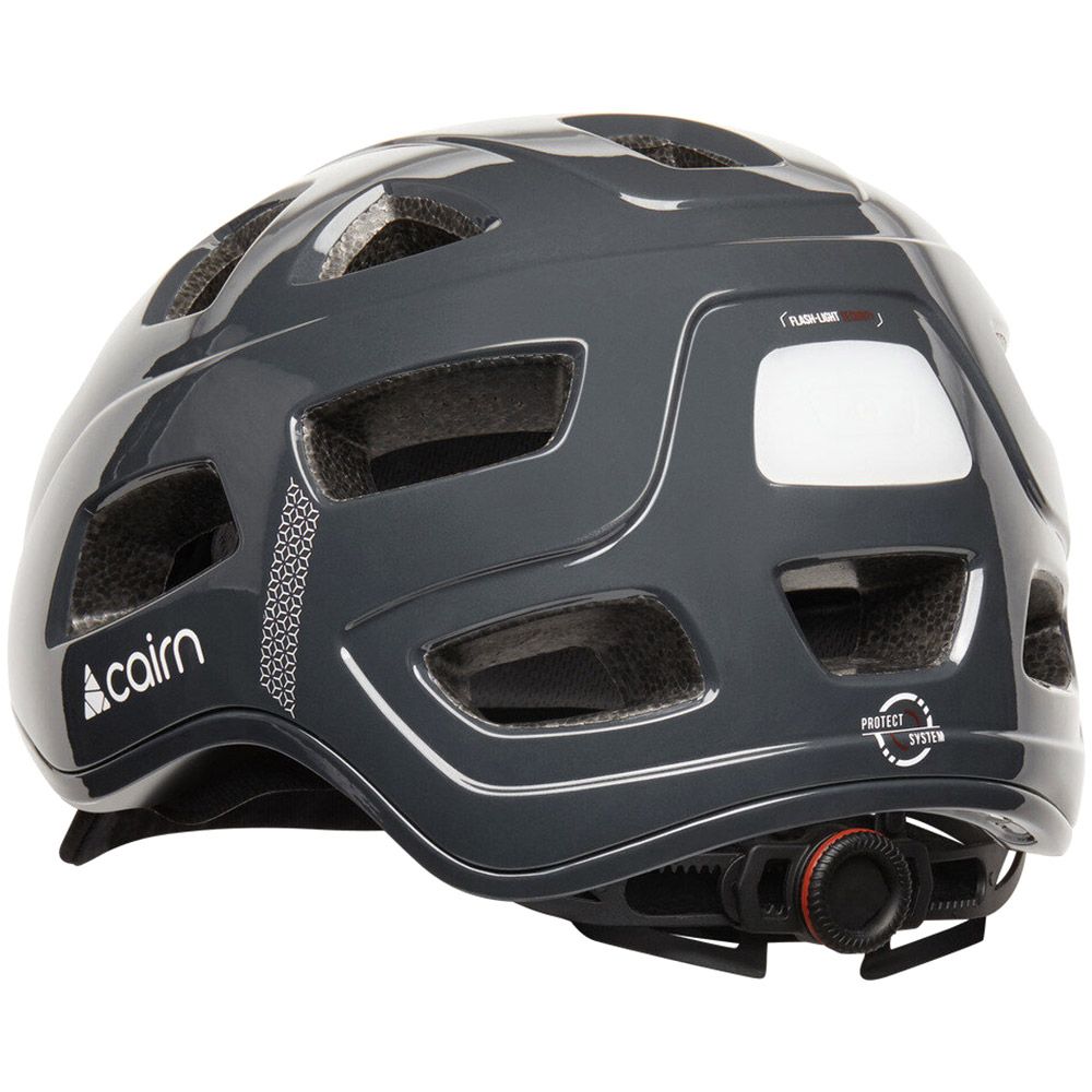 Cairn велошлем Quartz LED USB shiny shadow 52-58