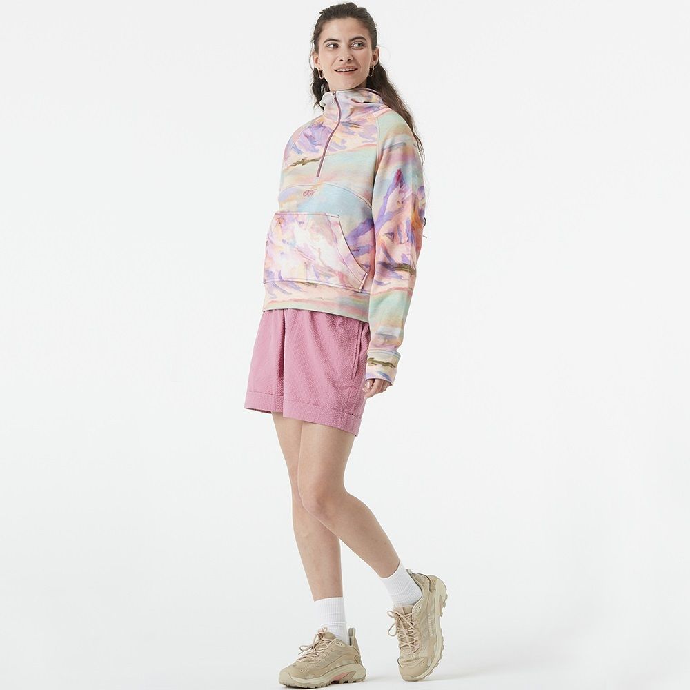 Picture Organic толстовка Quenda 1/2 Zip Printed W montanea print L