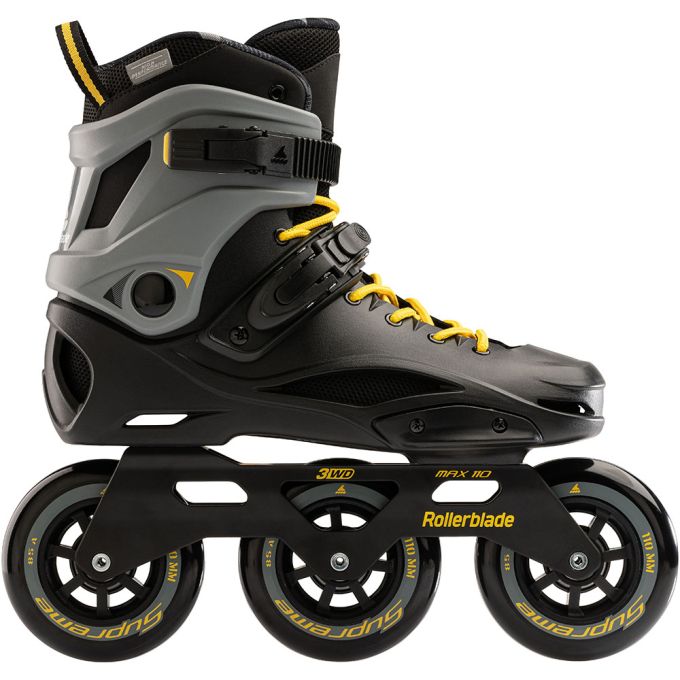 Rollerblade ролики RB 110 black-saffron yellow 260