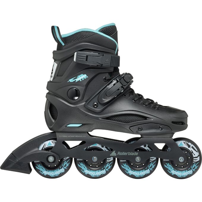 Rollerblade ролики RB 80 W black-light blue 230