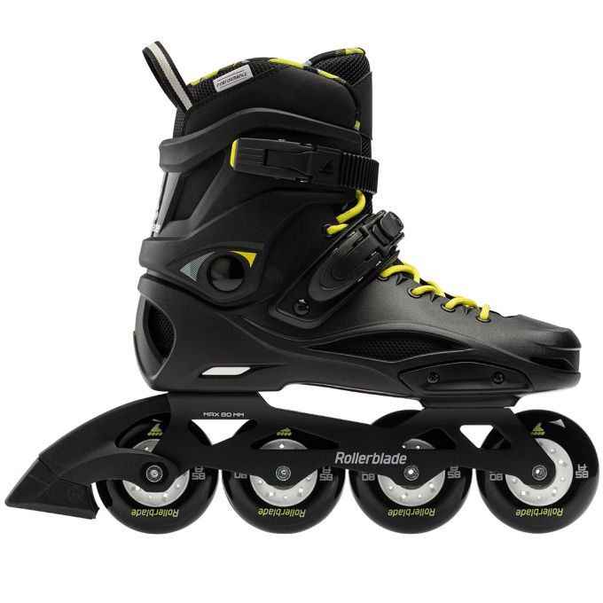 Rollerblade ролики RB Cruiser 2023 black-neon yellow 250
