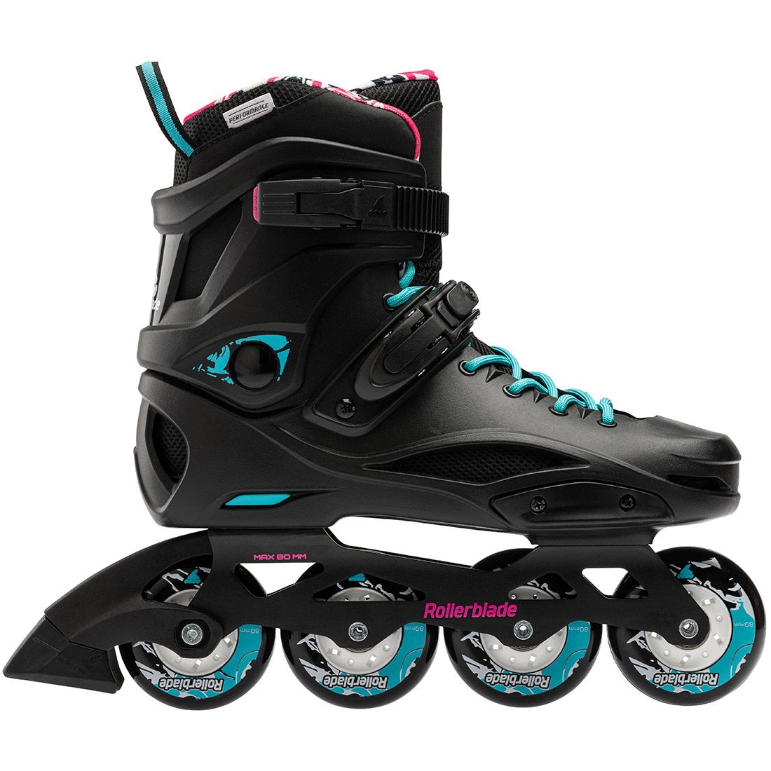Rollerblade ролики RB Cruiser W 2023 black-aqua 230