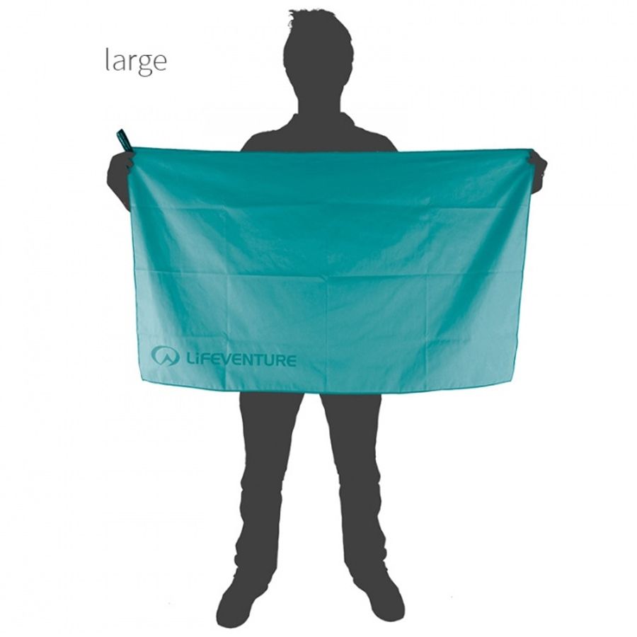 Lifeventure полотенце Recycled Soft Fibre Trek teal Giant
