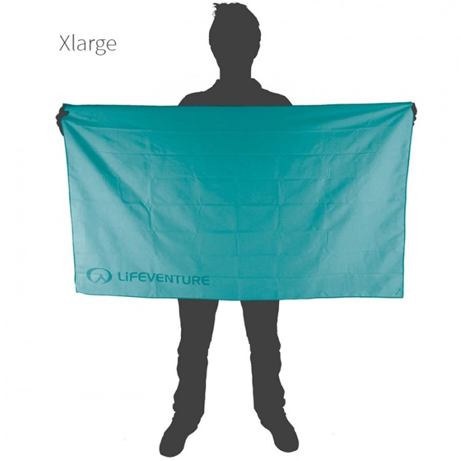 Lifeventure полотенце Recycled Soft Fibre Trek teal Giant