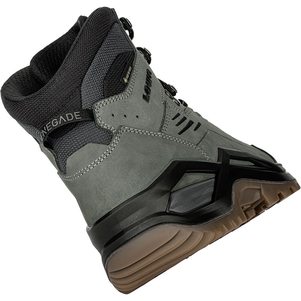 LOWA черевики Renegade Evo GTX MID dark grey-black 40.0