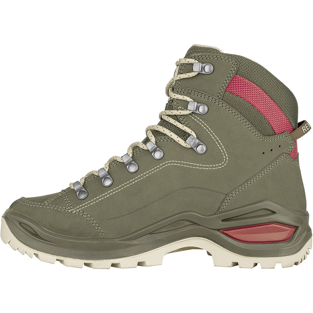 LOWA черевики Renegade Evo GTX MID W grey green-panna 37.0