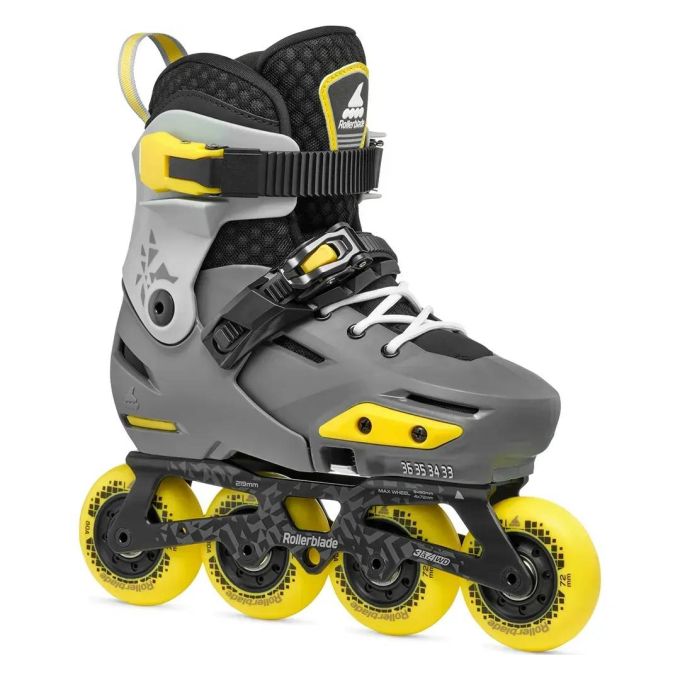 Rollerblade роликові ковзани Apex charcoal-yellow 33-36