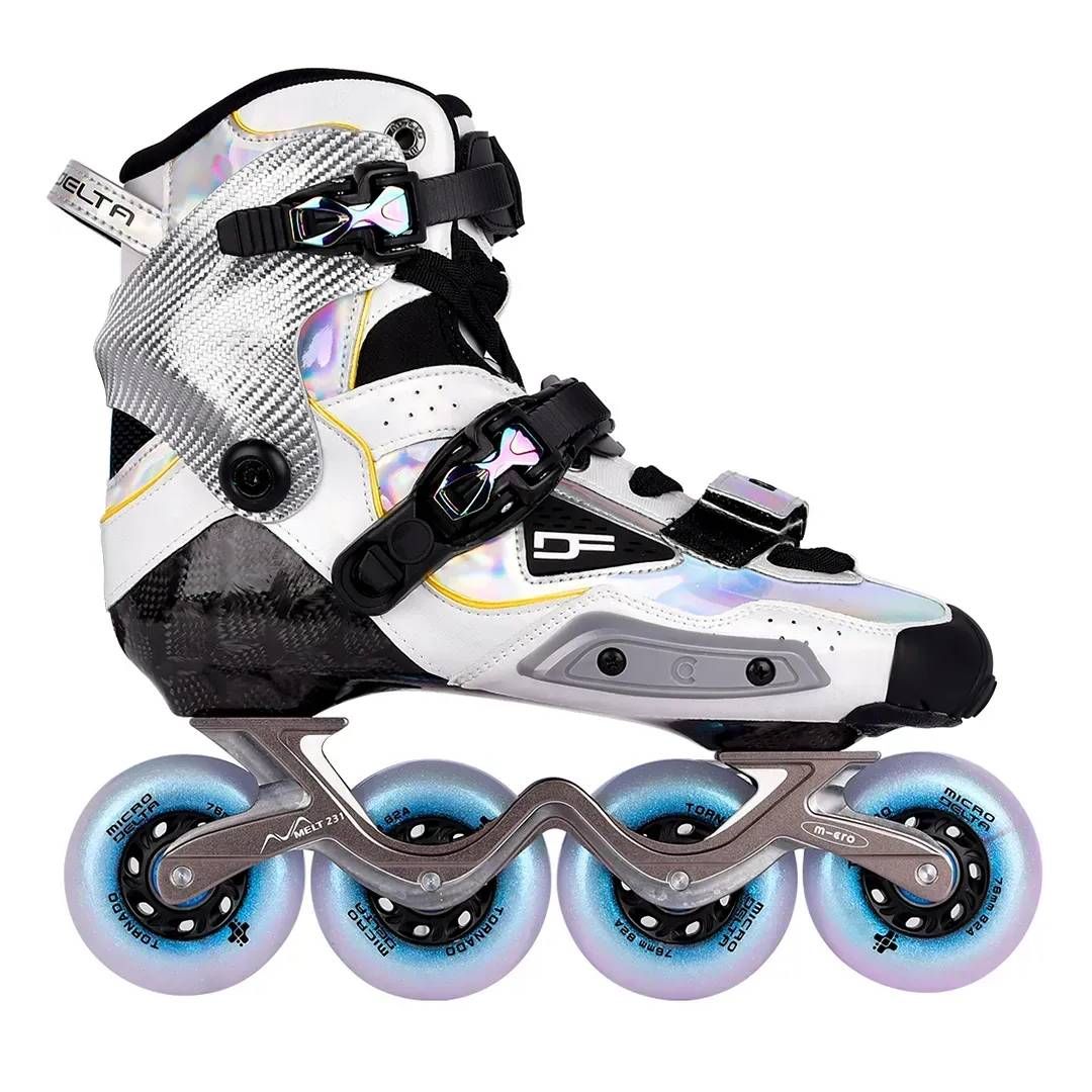 Micro роликові ковзани Delta Force II silver 38.0