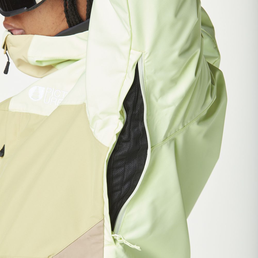 Picture Organic куртка лижна Seakrest W 2025 lime cream-hemp-roebuck L