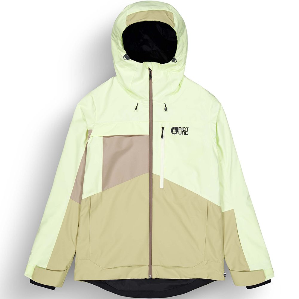 Picture Organic куртка лижна Seen W 2025 lime cream-hemp-roebuck L