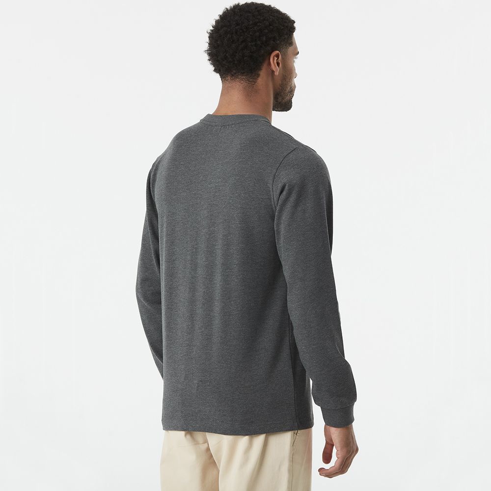 Picture Organic реглан Sican LS dark grey melange L