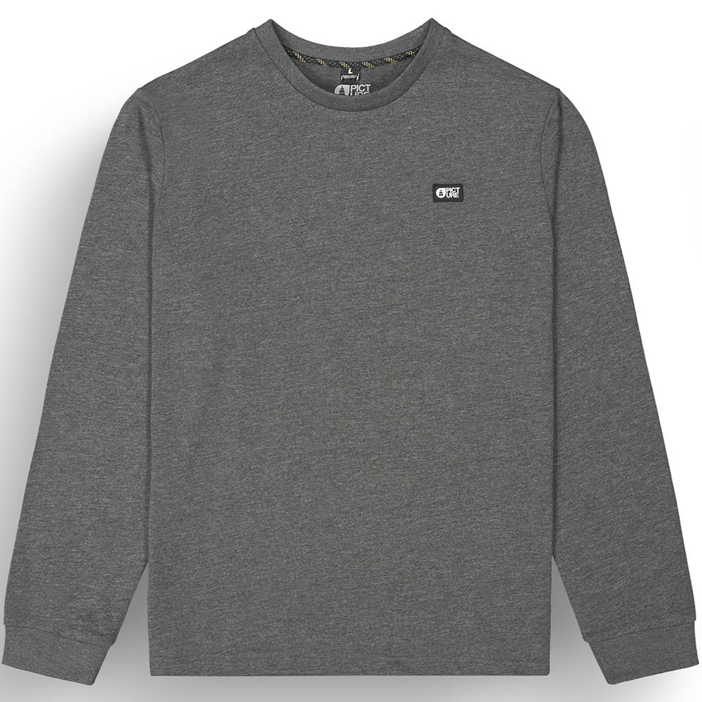 Picture Organic реглан Sican LS dark grey melange L