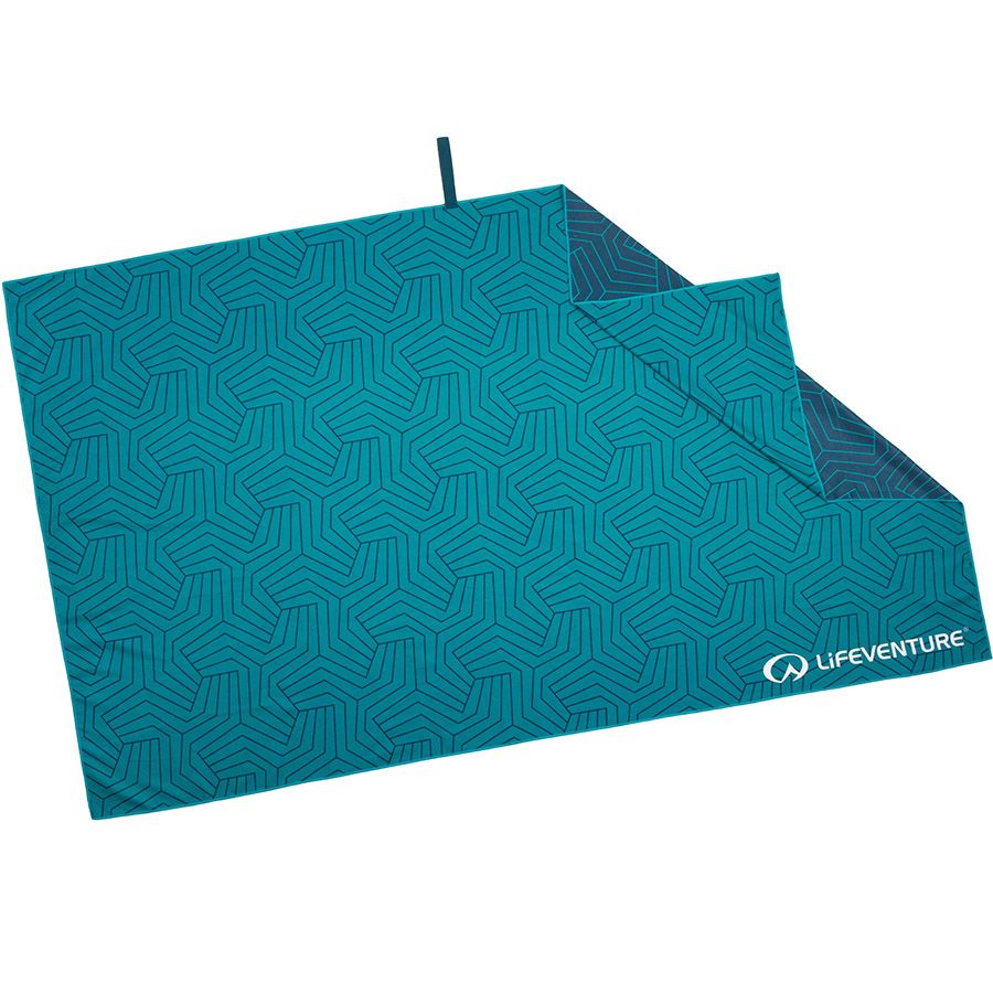 Lifeventure полотенце Soft Fibre Printed Teal Giant