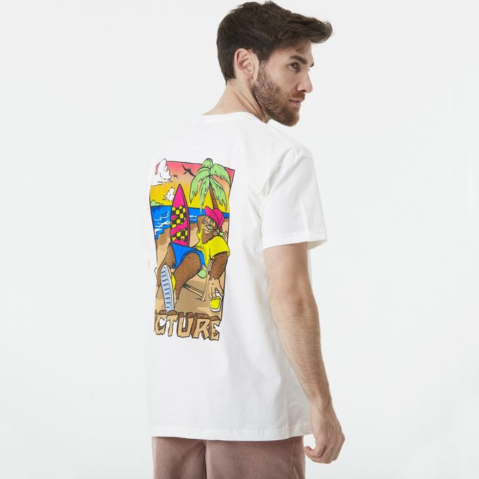 Picture Organic футболка Squatchy white L