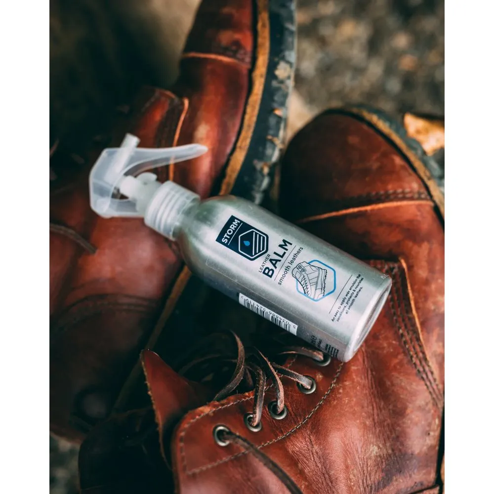 Набір для догляду за взуттям Storm Leather Care Kit (Balm, Odor Crunc, Beeswax, Brush) (035.0064)