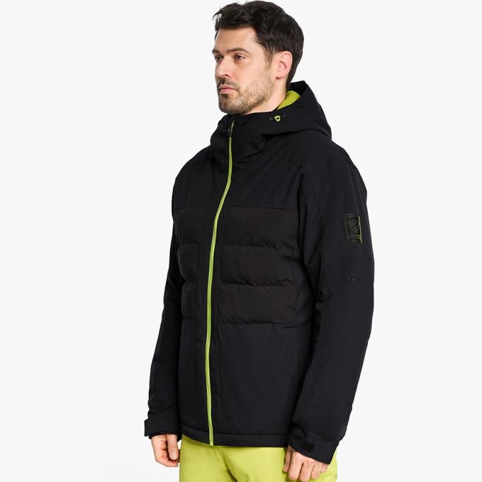 Ziener куртка лижна Tarlo 2026 black-electric grass 48