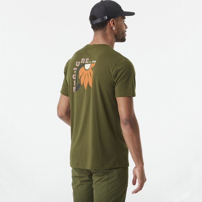 Picture Organic футболка Timont Urban tobacco L