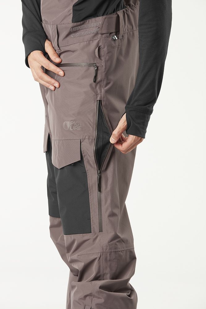 Picture Organic штани U66 Bib 2024 plum truffle L