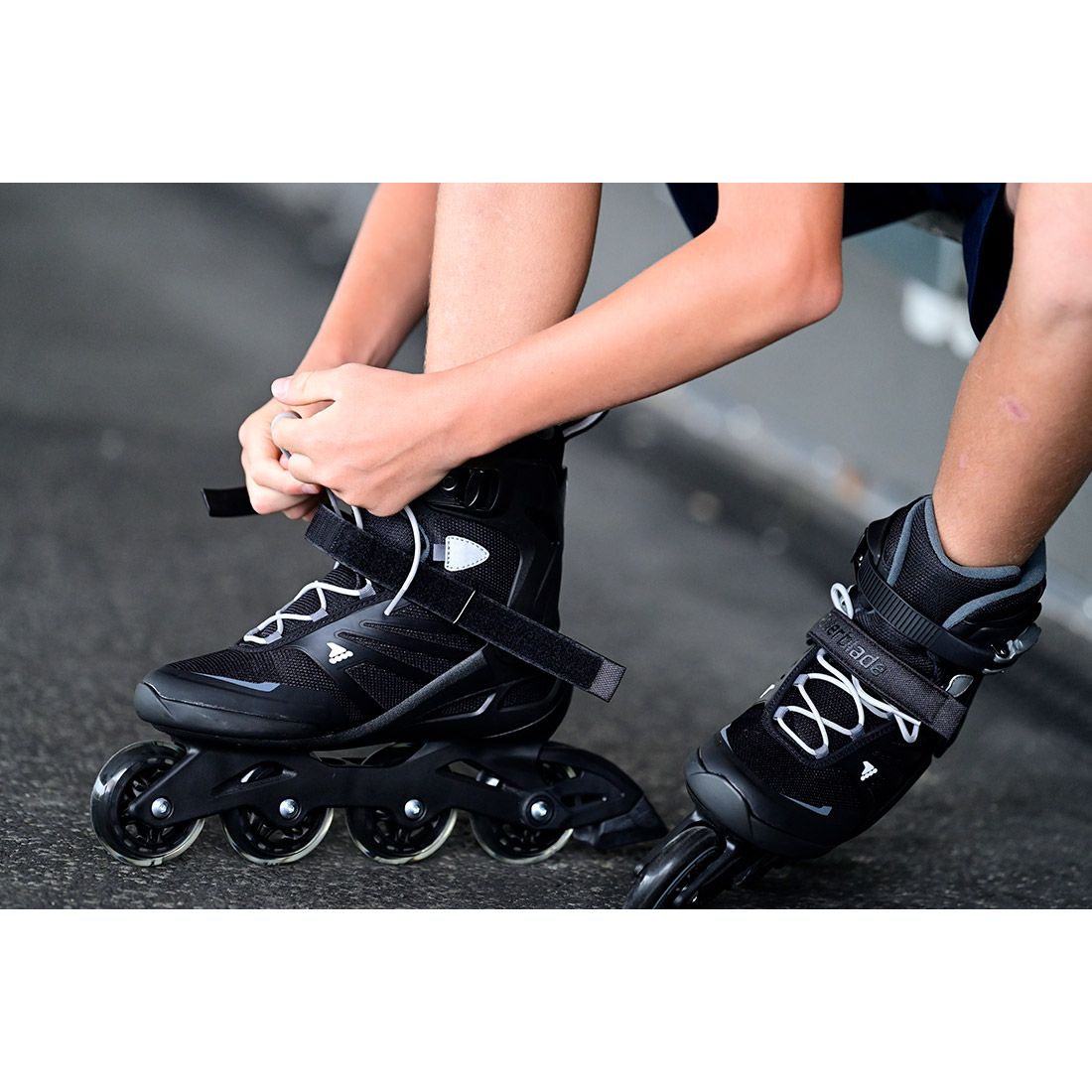 Rollerblade ролики Zetrablade 2024 black-silver 240