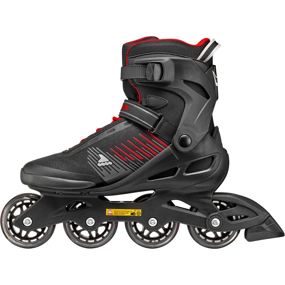 Rollerblade ролики Zetrablade black-red 260