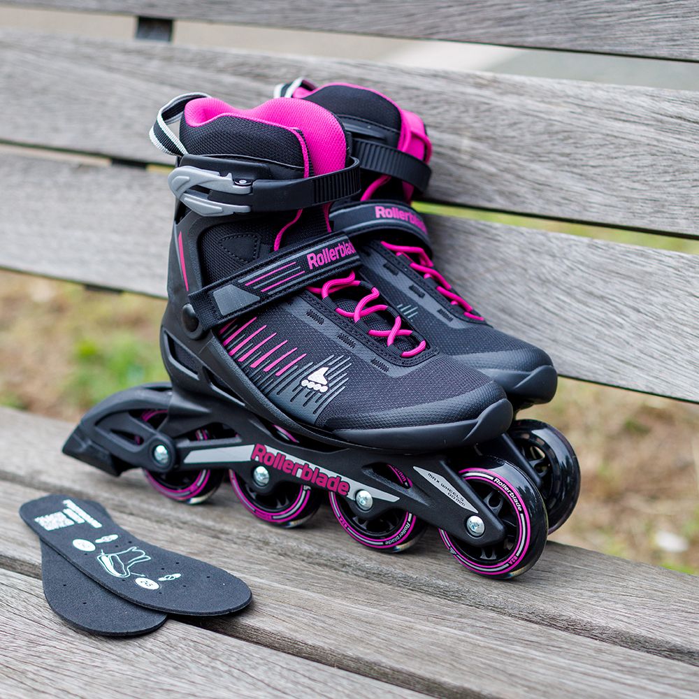 Rollerblade ролики Zetrablade W black-cyclamen pink 230