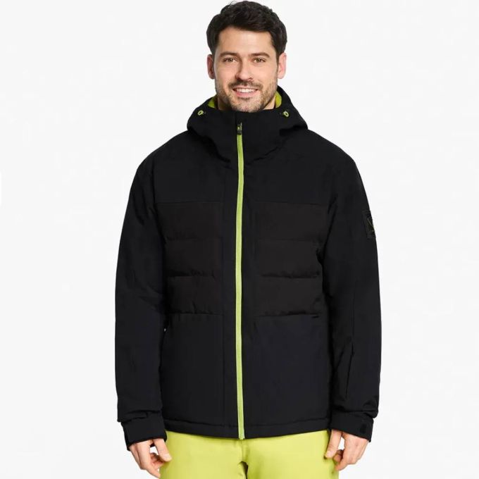 Ziener куртка лижна Tarlo 2026 black-electric grass 54