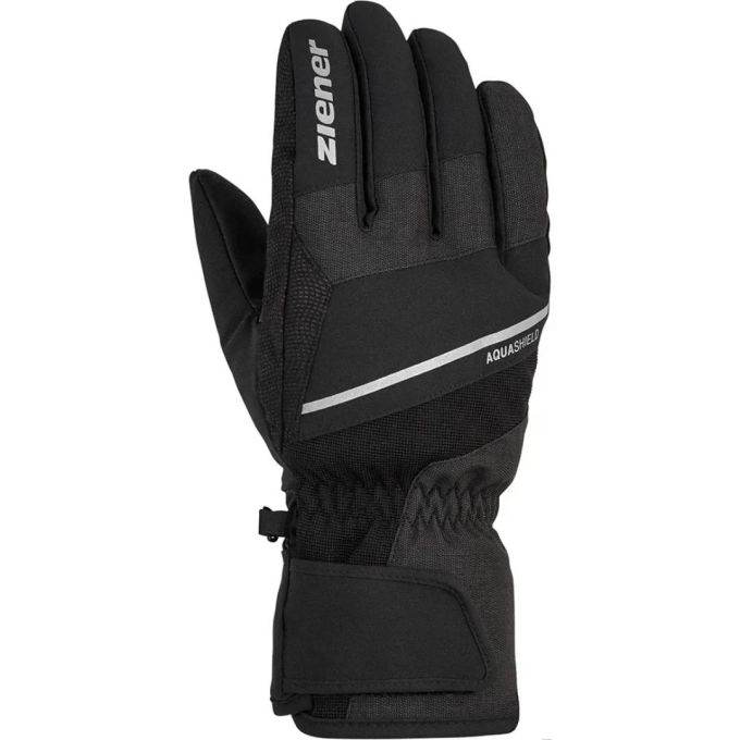 Ziener рукавички лижні Gezim black tec 10