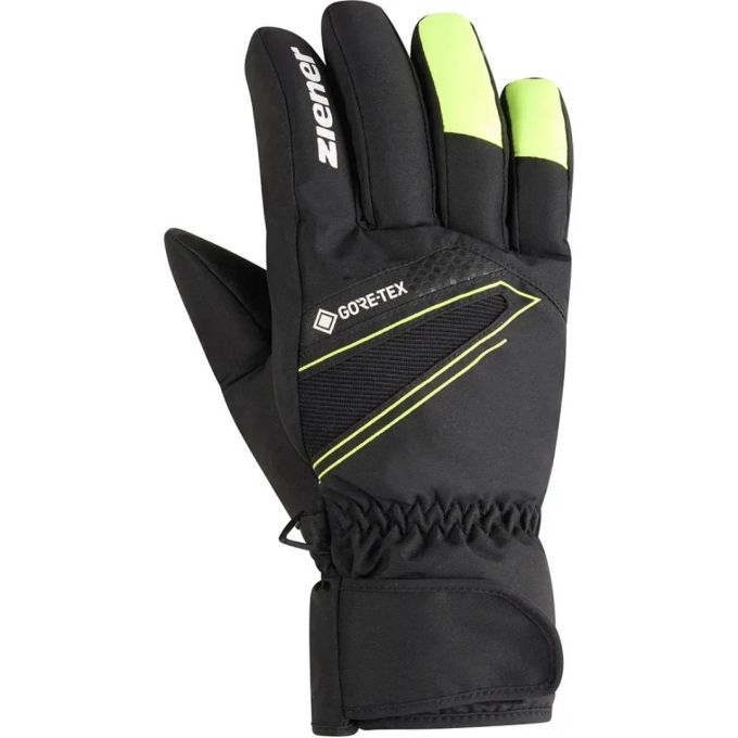 Ziener рукавички лижні Gunar GTX black-poison yellow 10.5