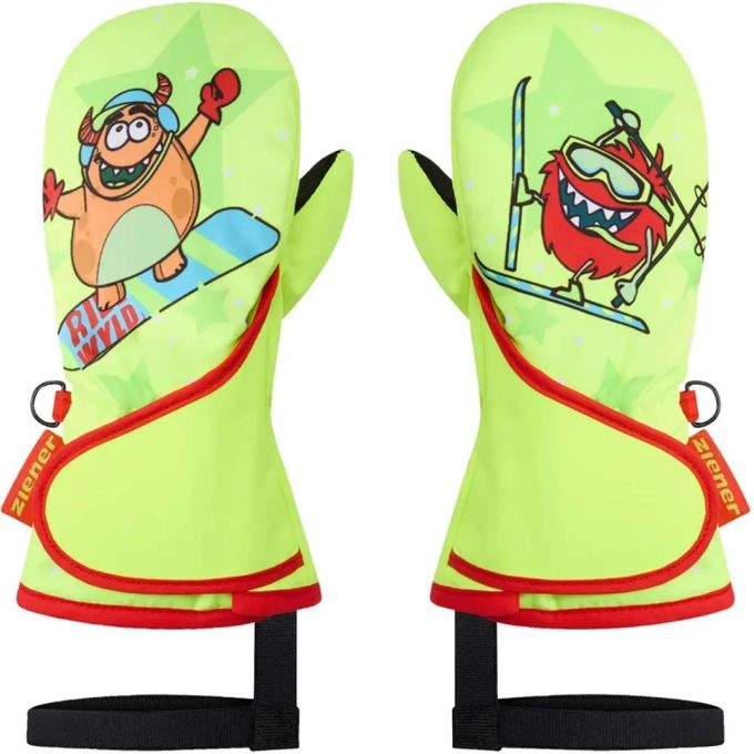 Ziener рукавиці лижні Lemmi Jr poison yellow 2.5